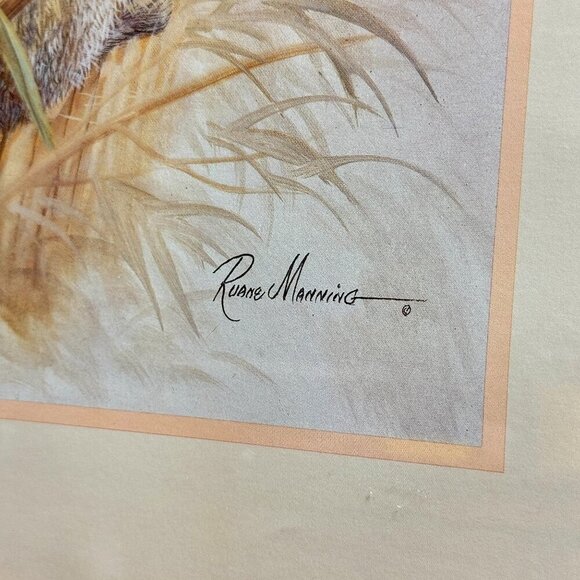 Vintage Ruane Manning Koala Bears Print: Rustic 1980s Wooden Framed 18" x 22" - Picture 8 of 12